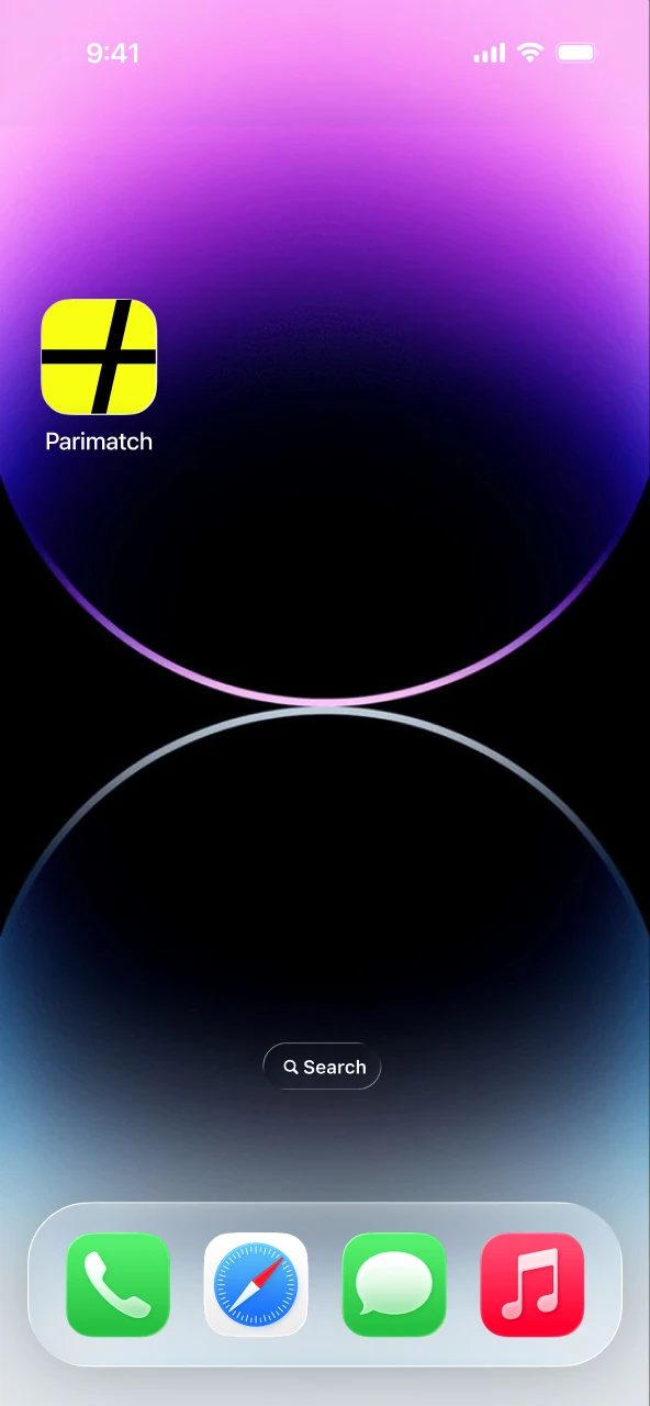Add the Parimatch site shortcut to your home screen quickly.