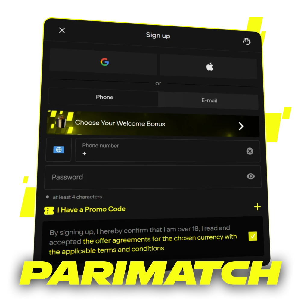 Log in and verify your account securely on the official Parimatch platform.